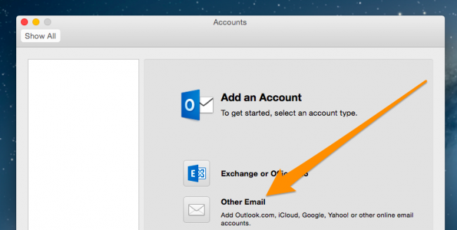 add gmail to outlook for mac 2016